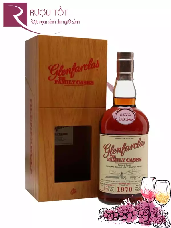 Rượu Glenfarclas 1970 Family Cask Winter 2015 Release