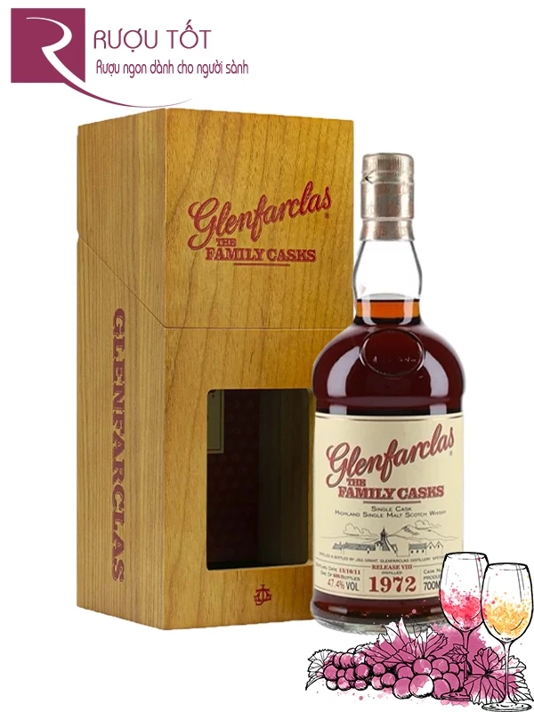 Rượu Glenfarclas 1972 Family Casks