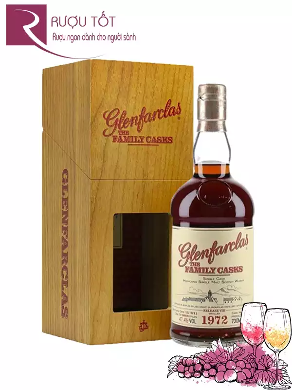 Rượu Glenfarclas 1972 Family Casks