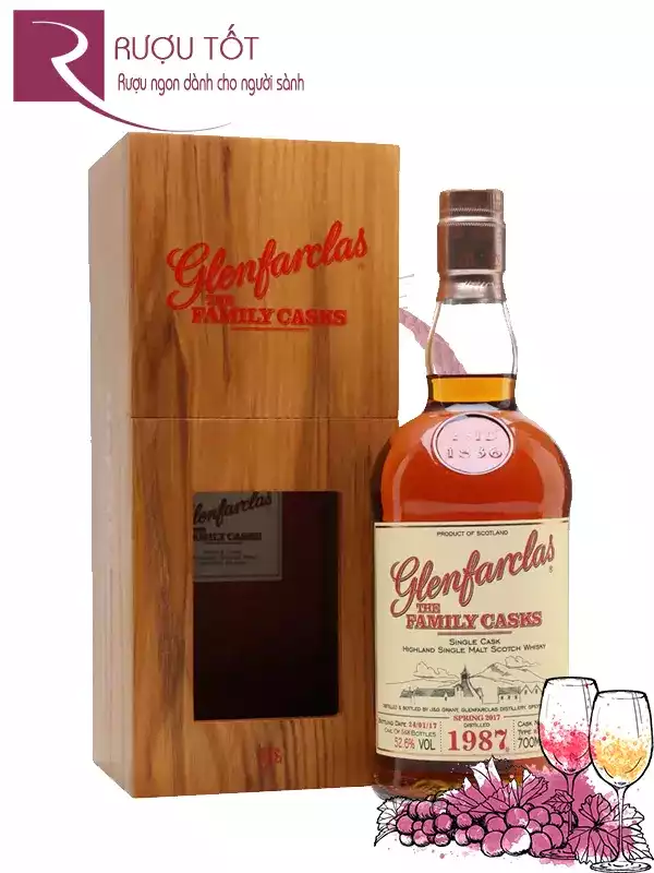 Rượu Glenfarclas 1987 Family Cask