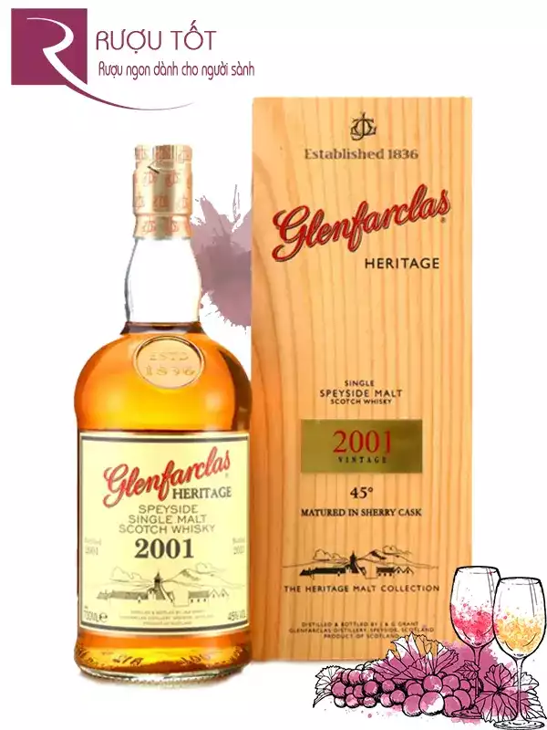 Rượu Glenfarclas 2001 Heritage