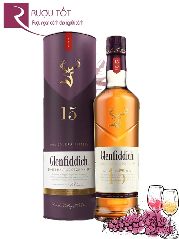 Rượu Glenfiddich 15 1l Single Malt