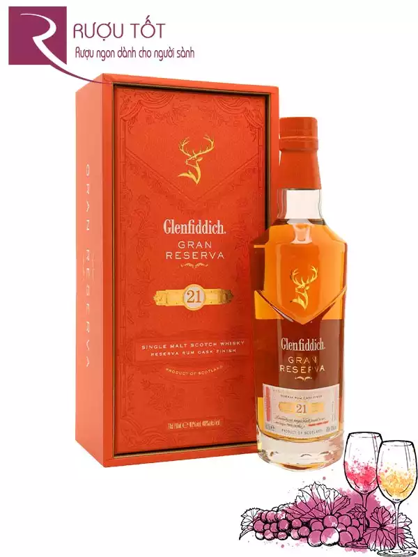 Rượu Glenfiddich 21 Năm Tuổi