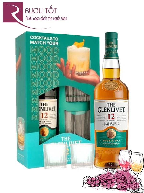 Glenlivet 12 Hộp quà Tết 2025