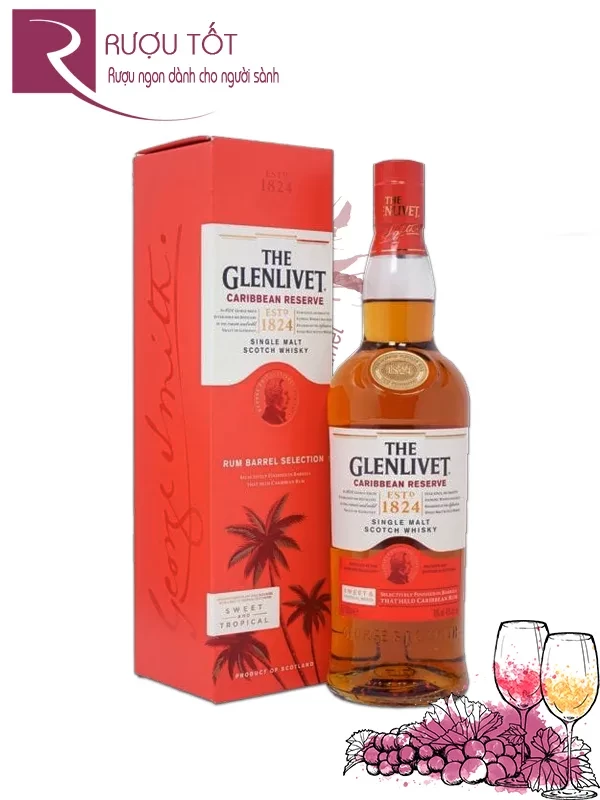 Rượu Glenlivet Caribbean Reserve