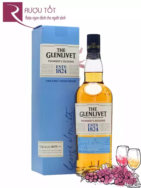 Rượu The Glenlivet Founder's Reserve 1824