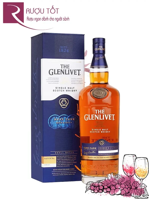 Rượu Glenlivet Triple Cask Matured Rare Cask