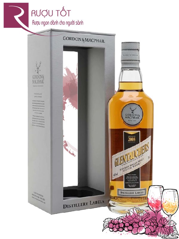 Rượu Whisky Glentauchers 2008 Gordon And Macphail