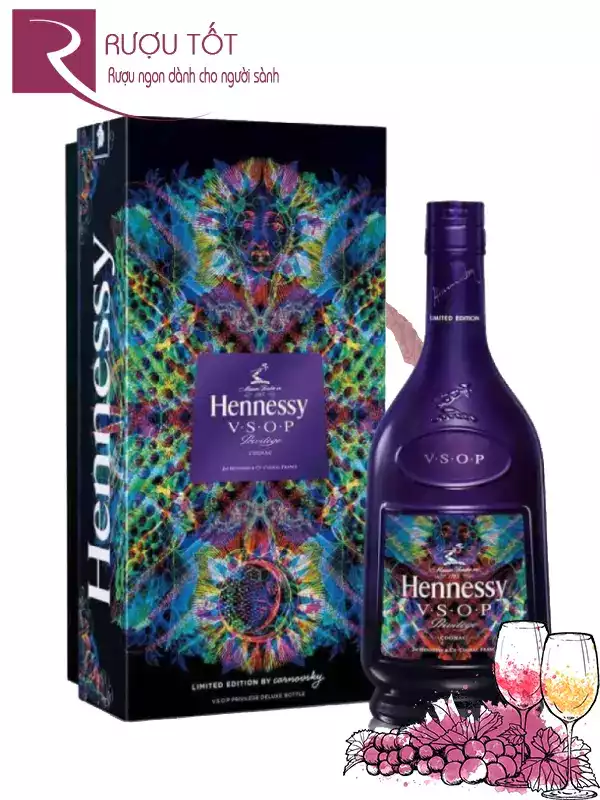 Rượu Hennessy Vsop Privilège Cognac Tím