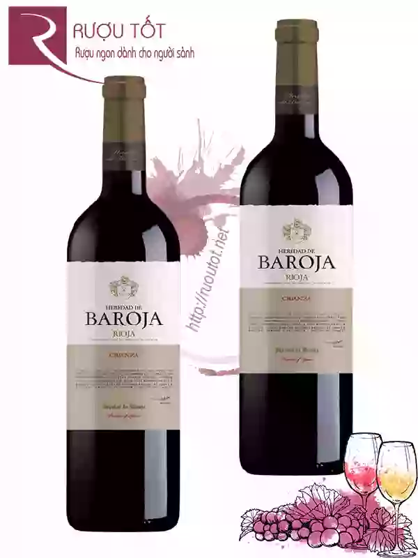 Rượu Vang Heredad de Baroja Crianza