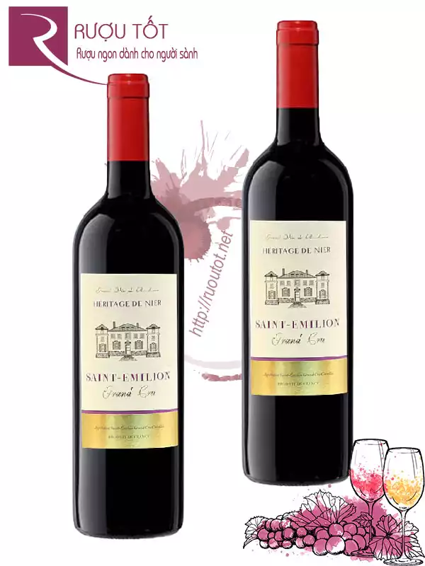 Rượu Vang Heritage de Nier Saint Emilion