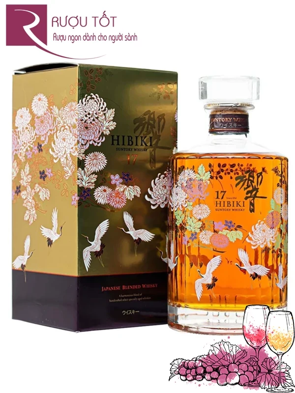 Rượu Hibiki 17 Limited Edition Kacho Fugetsu