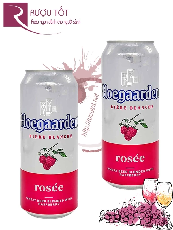 Bia Hoegaarden Dâu 500ml