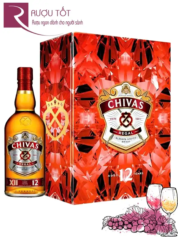 Rượu Chivas 12 Hộp Quà Tết 2026