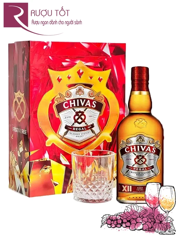 Rượu Chivas 12 Hộp Quà Tết 2025