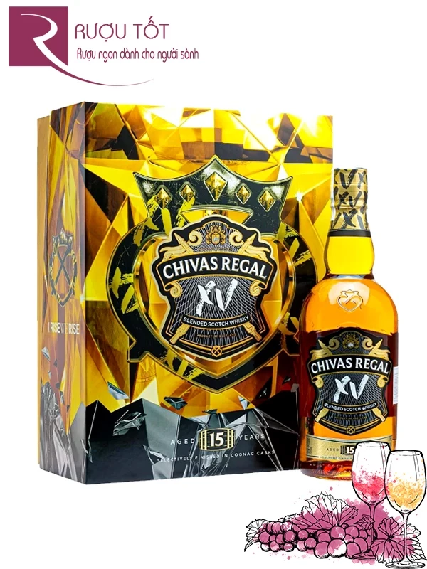 Hộp Quà Tết Chivas Regal 15 năm 2025