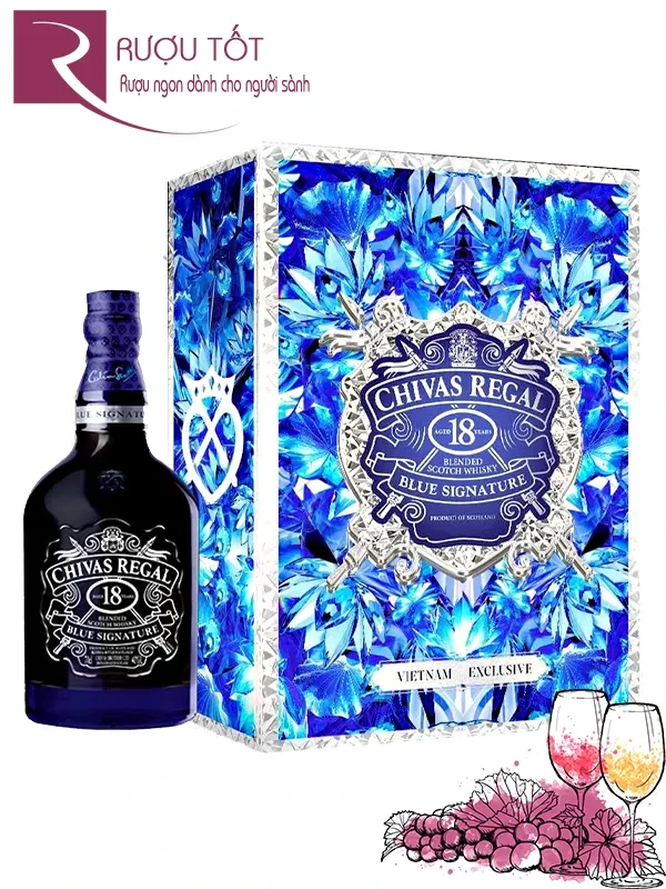 Chivas 18 Blue Signature Hộp Quà 2026