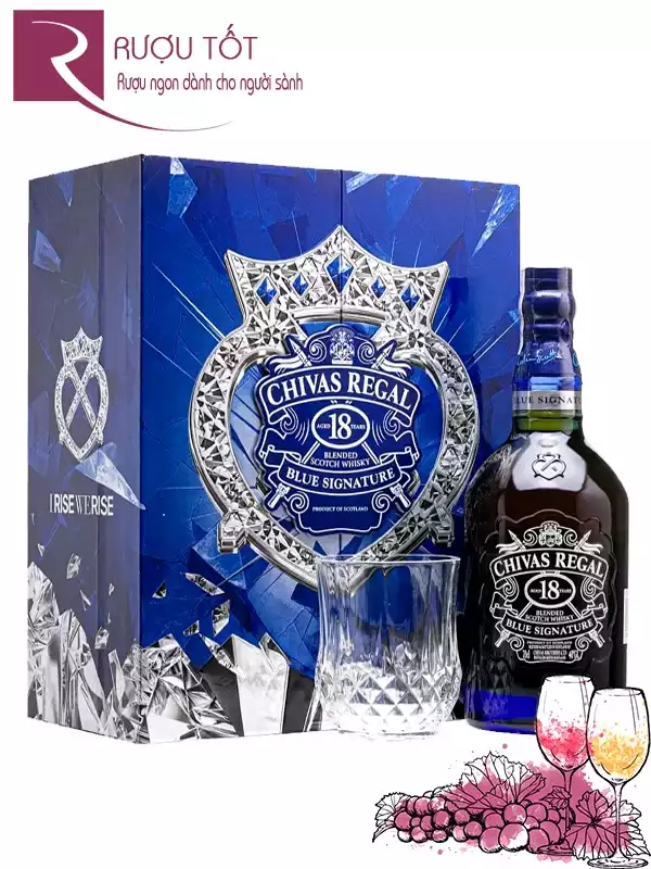 Chivas 18 Blue Signature Hộp Quà 2025