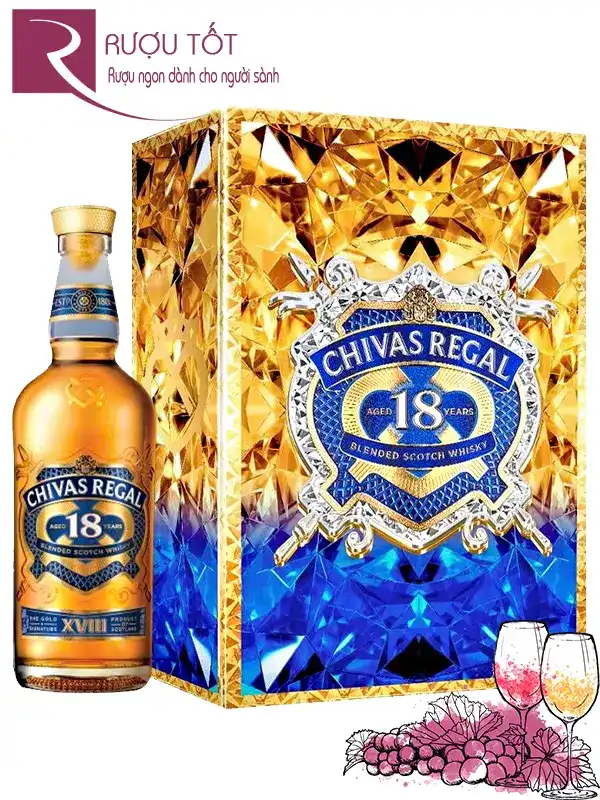 Rượu Chivas 18 Hộp Quà Tết Năm 2026