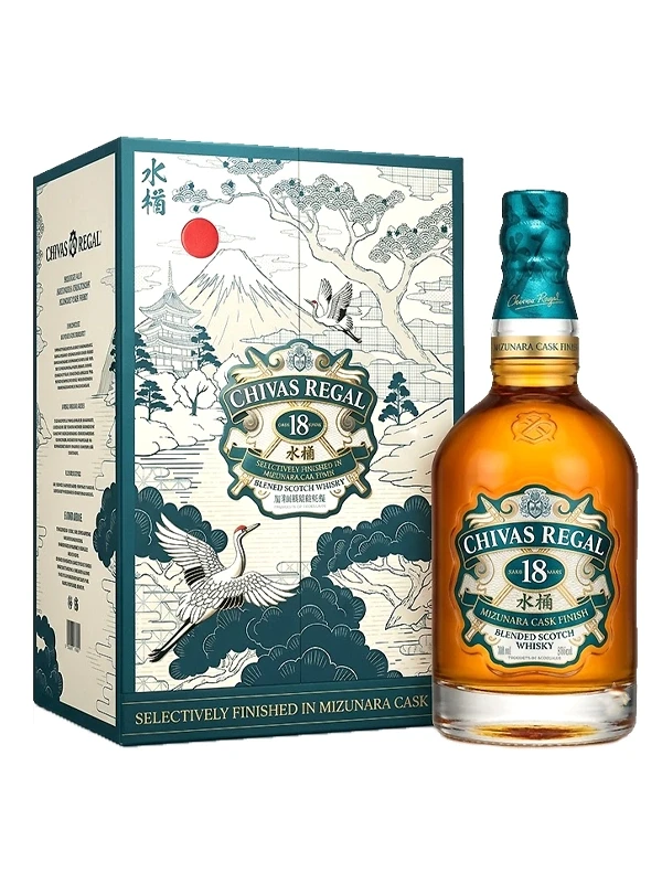Hộp quà Tết Chivas 18 Mizunara mới nhất 2027