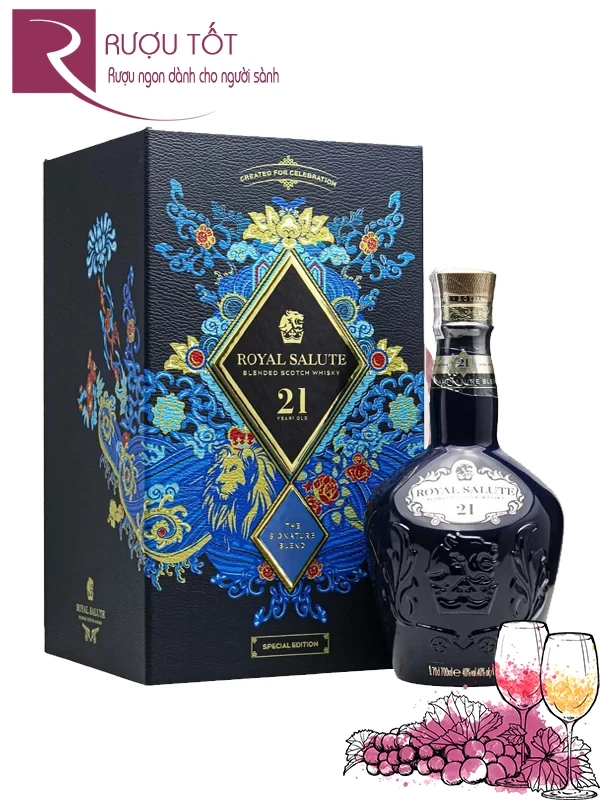 Chivas 21 Royal Salute Hộp Quà Tết 2025