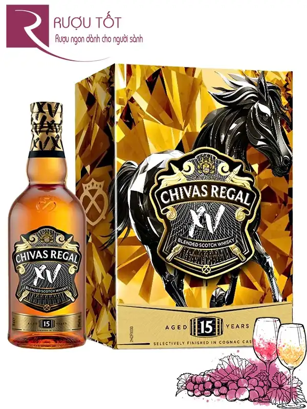 Hộp Quà Tết Chivas Regal 15 năm 2026