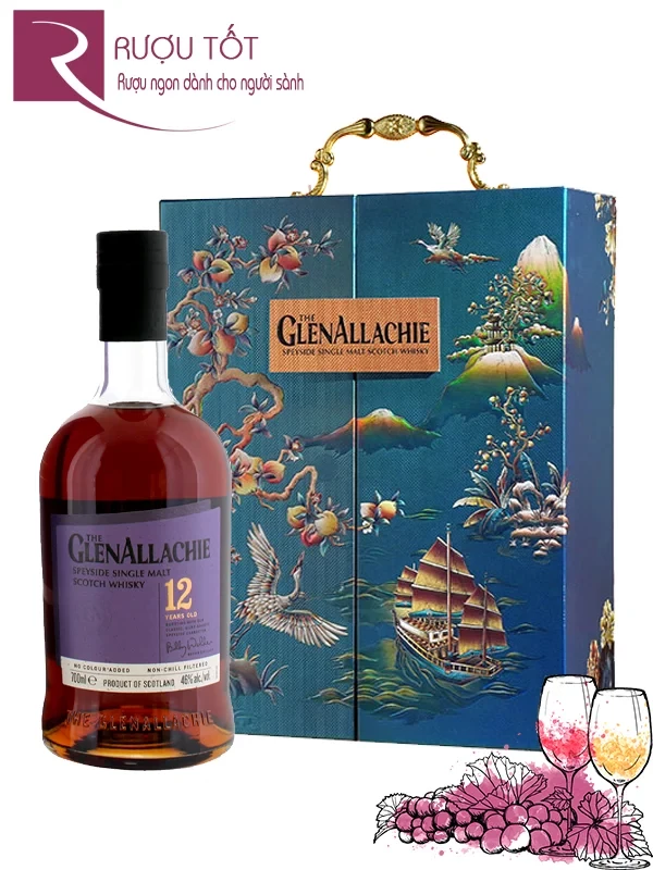 Rượu Glenallachie 12 bản hộp quà Tết 2026