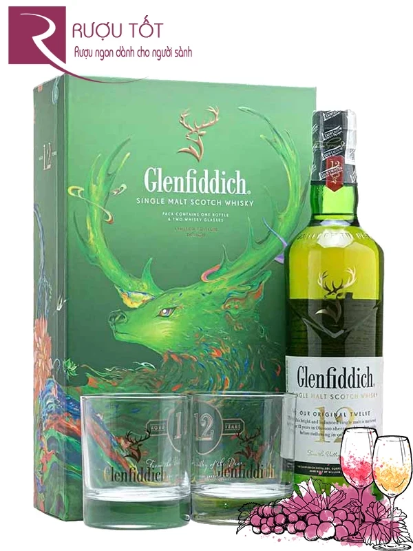 Glenfiddich 12 Hộp quà Tết 2025