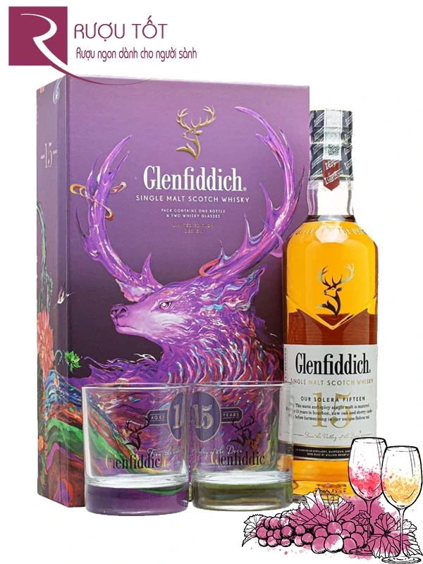 Hộp quà Glenfiddich 15 năm 2025