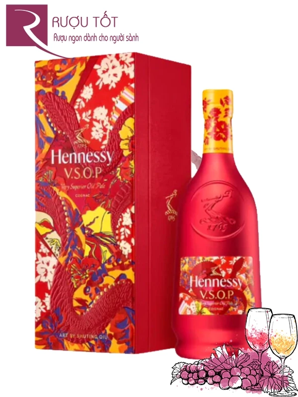 Hộp quà tết Hennessy VSOP limited 2025