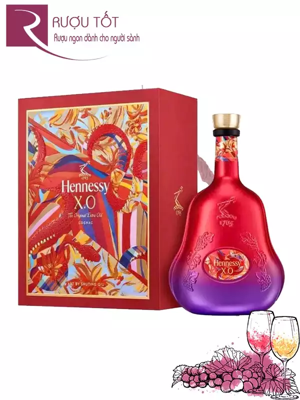 Hộp quà tết Hennessy XO năm 2025