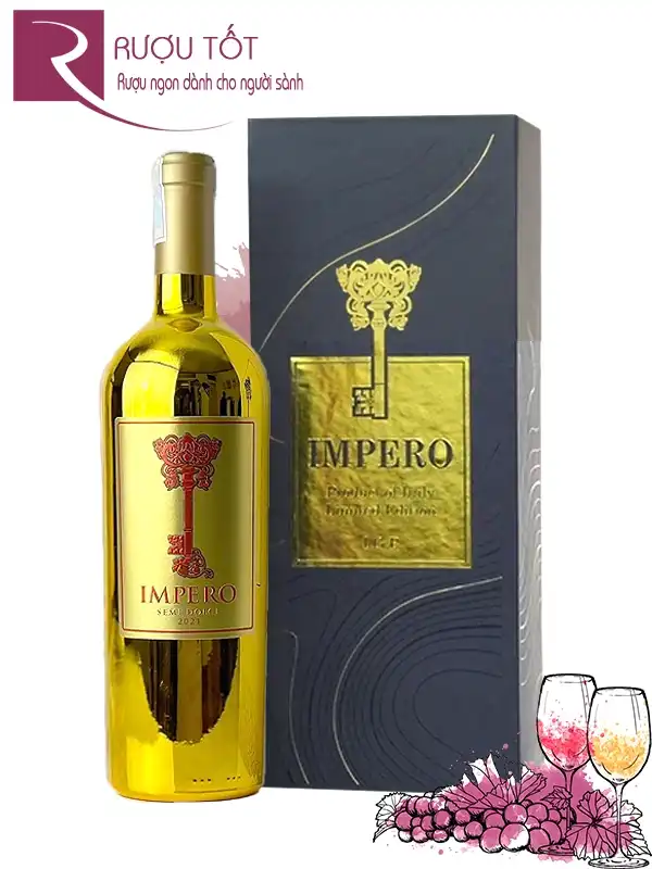 Hộp quà rượu vang ngọt Impero Gold 2026