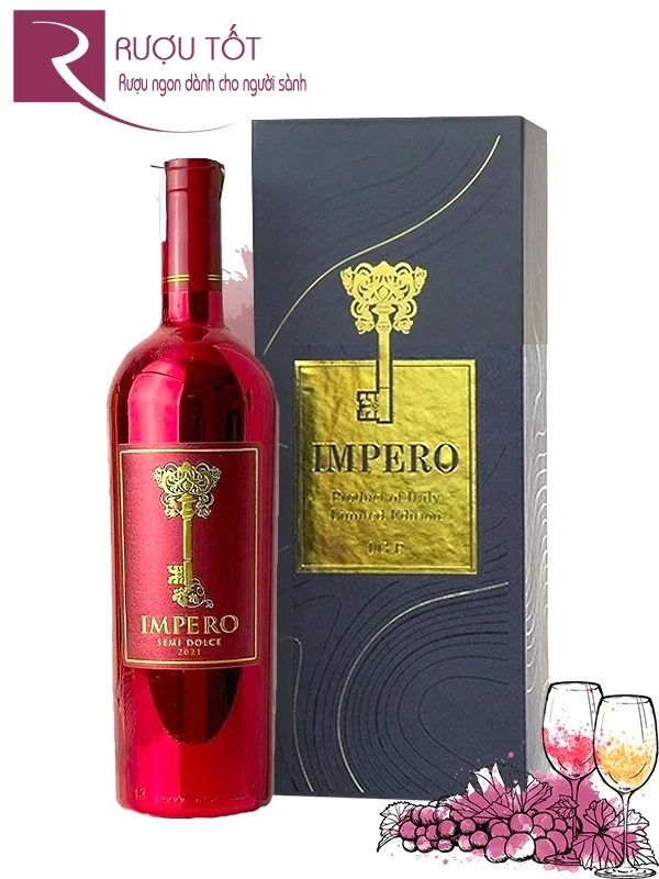 Hộp quà rượu vang Impero Semi Dolce Red 2026
