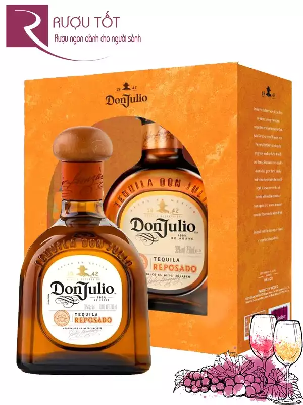 Rượu Don Julio Reposado Hộp quà Tết 2025