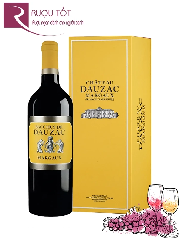 Hộp Quà Rượu Vang Bacchus De Dauzac