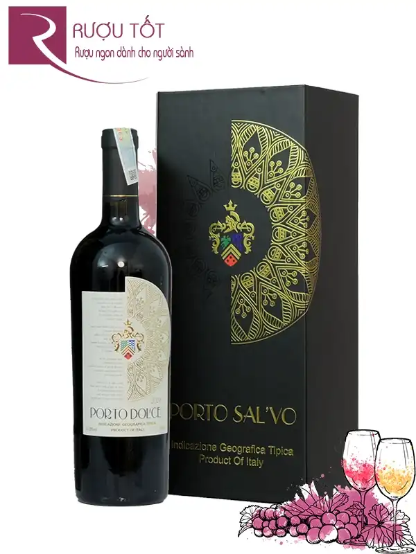 Hộp quà Tết vang ngọt Ý Porto Salvo Tết Bính Ngọ 2026