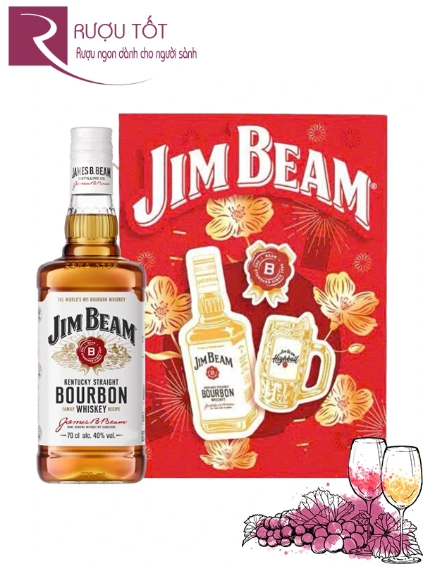 Rượu Jim Beam Hộp Quà Tết 2026