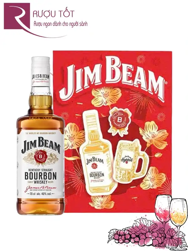 Rượu Jim Beam Hộp Quà Tết 2026