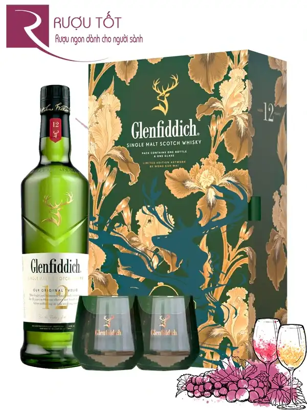Glenfiddich 12 Hộp quà Tết 2026
