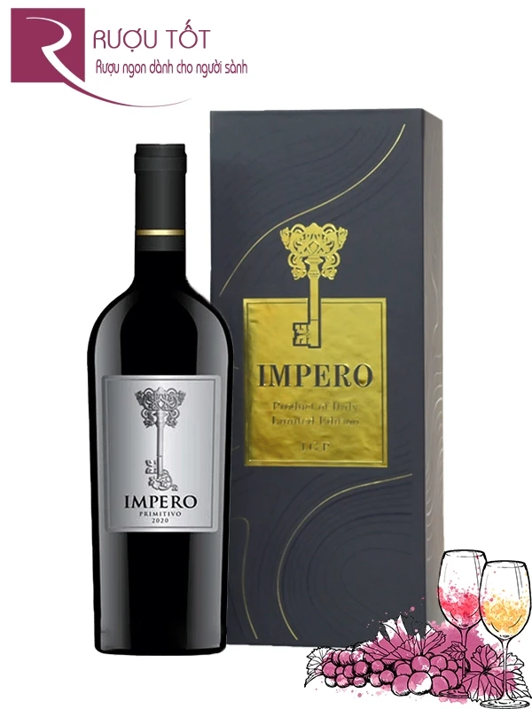 Hộp quà Tết rượu vang Impero Chát 2026