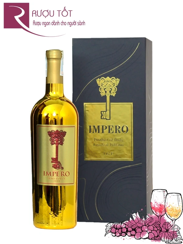 Hộp quà rượu vang ngọt Impero Gold 2026