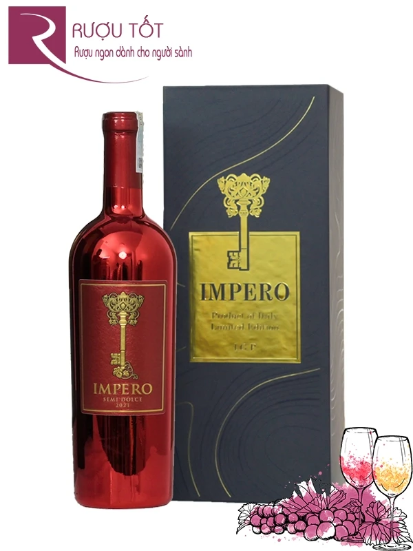 Hộp quà rượu vang Impero Semi Dolce Red 2026