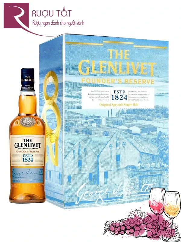 Glenlivet Founder's Reserve Hộp quà 2026