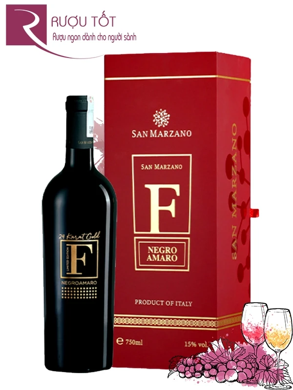 Hộp quà rượu vang F Gold Mẫu mới nhất 2026