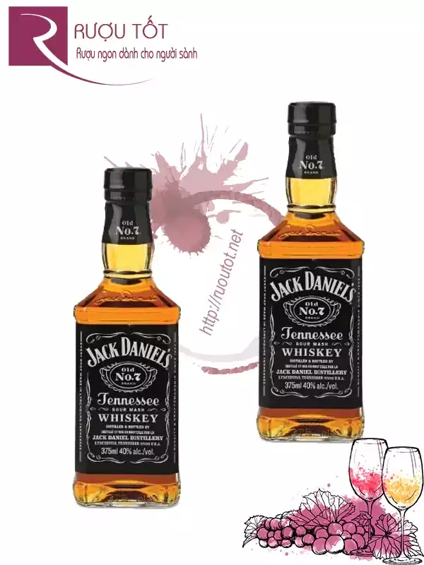 Rượu Jack Daniel 375ml Old No 7