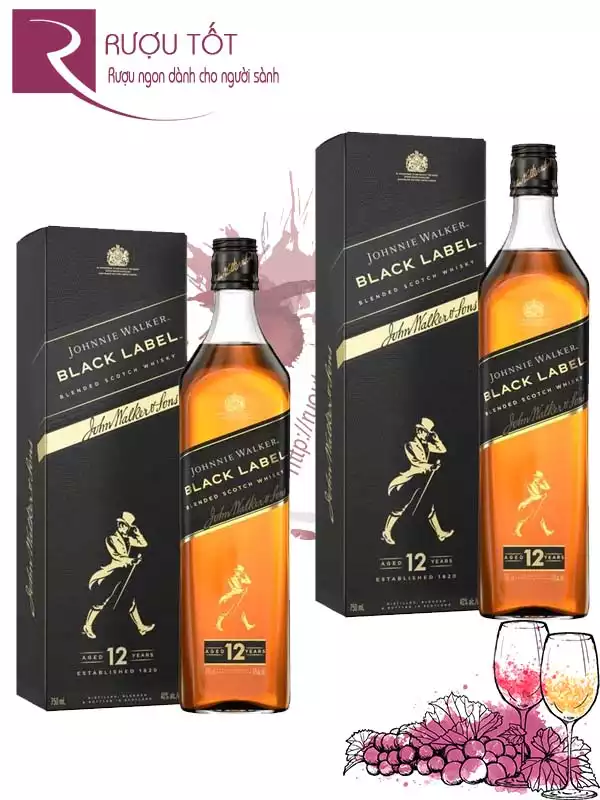 Rượu Johnnie Walker Black Label Chính Hãng