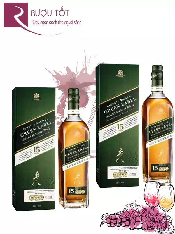 Rượu Johnnie Walker Green Label Chính Hãng