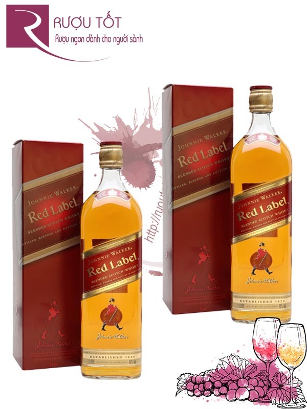Rượu Johnnie Walker Red Label 750ml