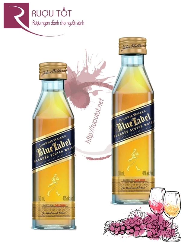 Rượu Blue Label Mini Johnnie Walker 50ml