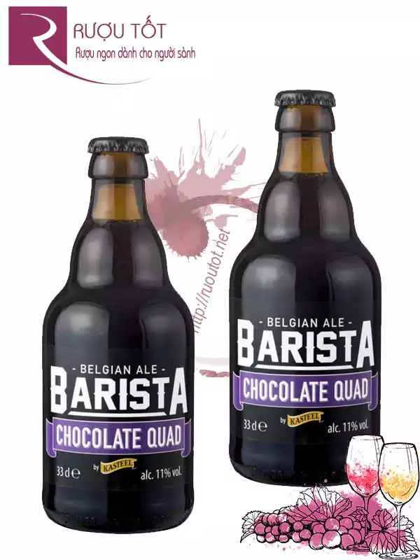 Bia Kasteel Barista Chocolate Quad 330ml 11%